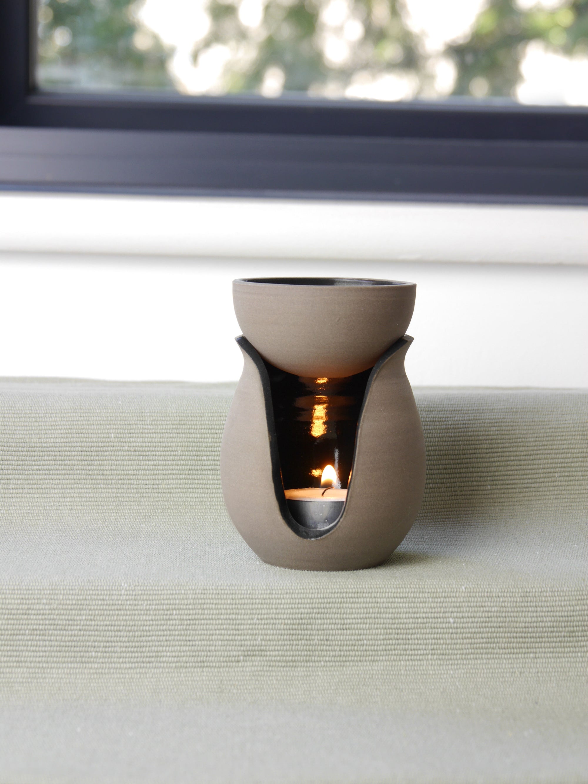 Oil Burner, Charcoal