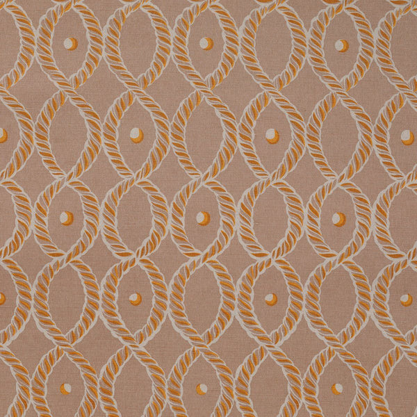 Dolly Fabric in Grey and Gold