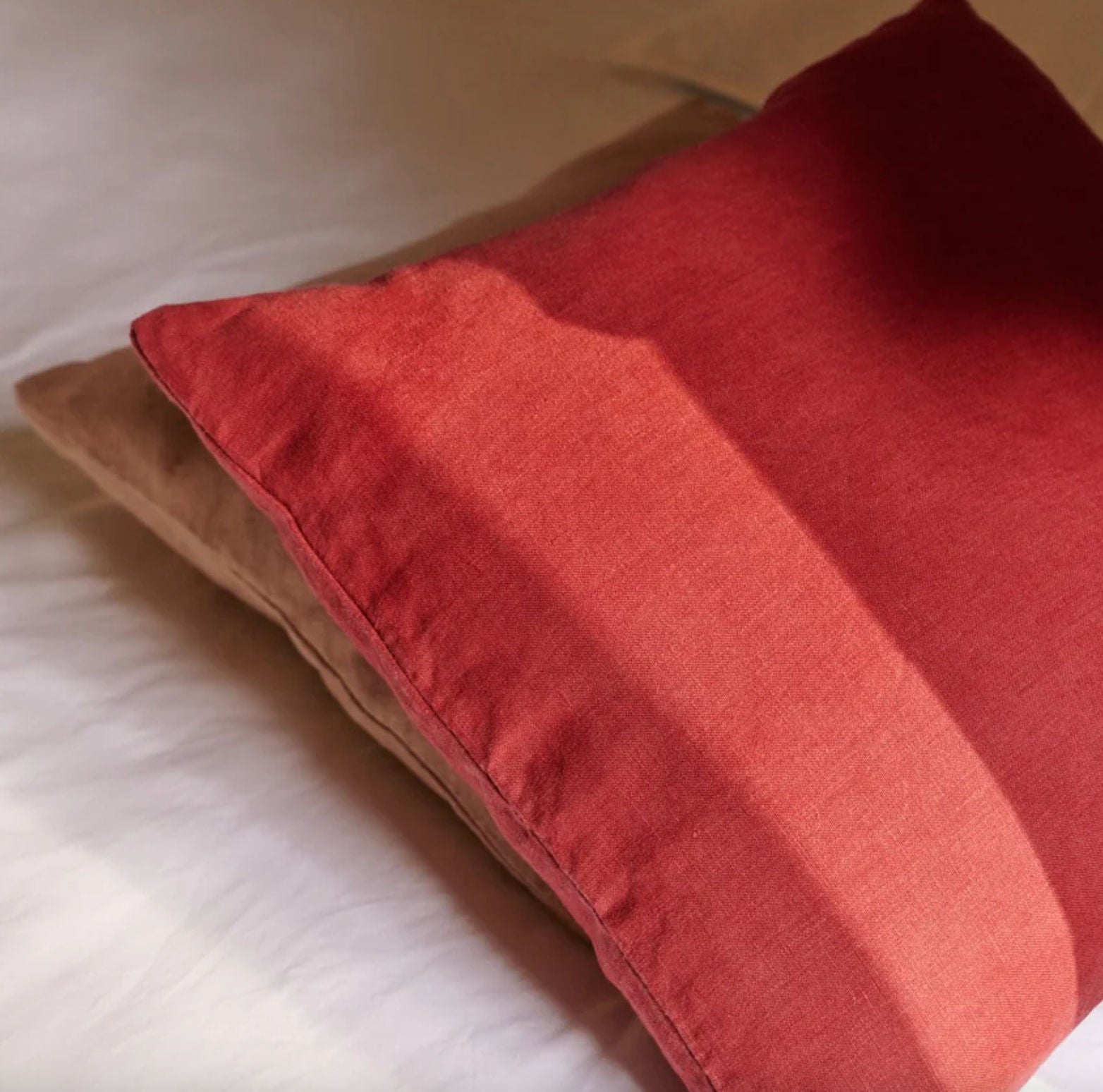 Naturally Dyed Hemp Cushion Cover