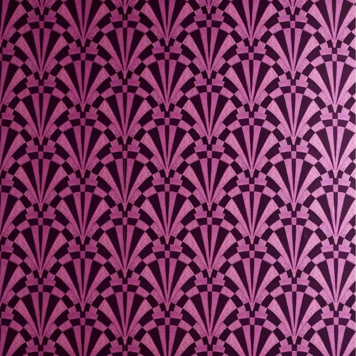 Cleo Purple Wallpaper