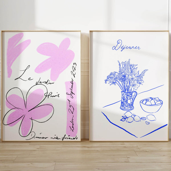 Le Jardin Blush Art Print
