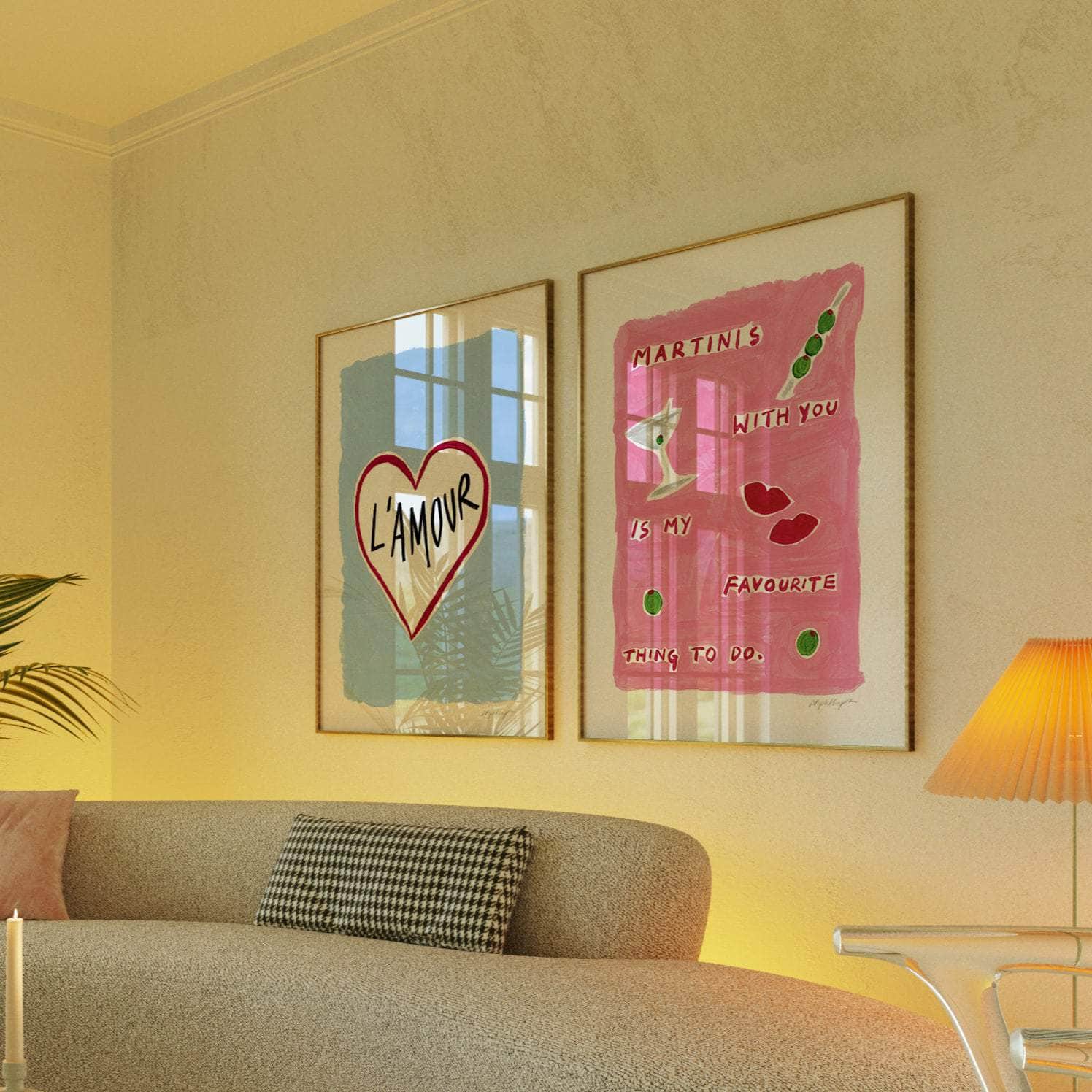 Martinis With You Print