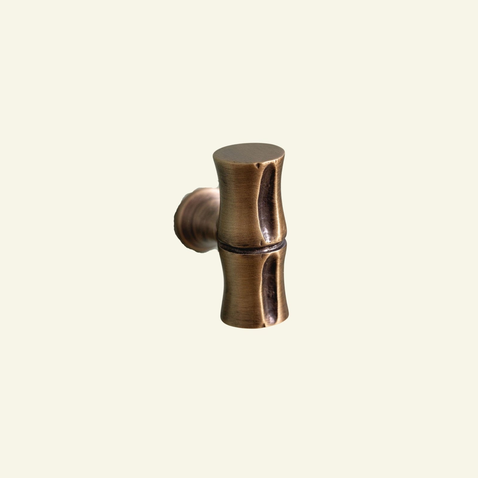 Linley T-Bar Knob, Aged Brass