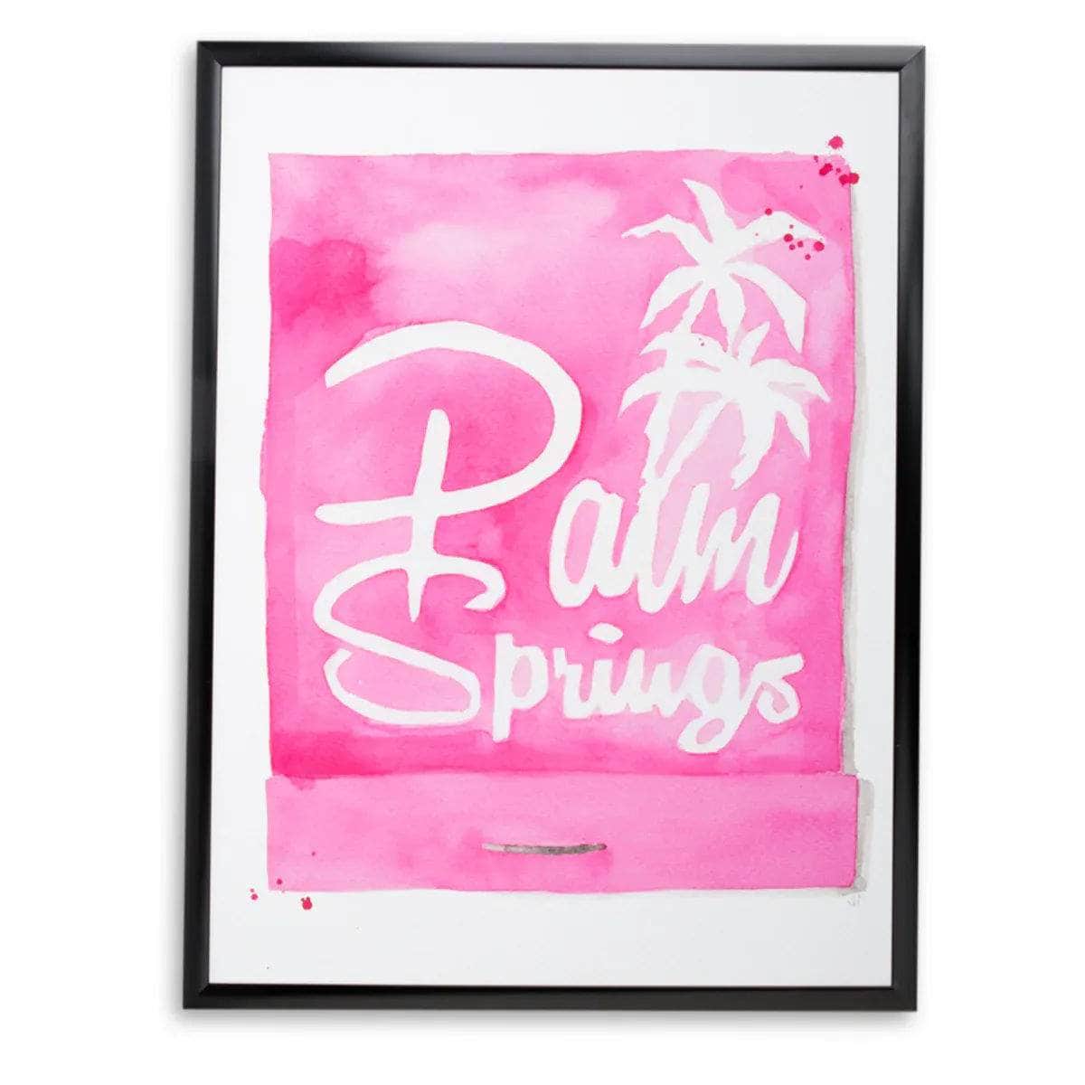 Palm Springs Matchbook Print