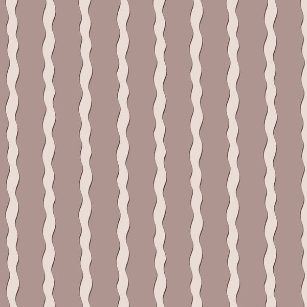 Scroll Stripe - Plaster (Fabric)