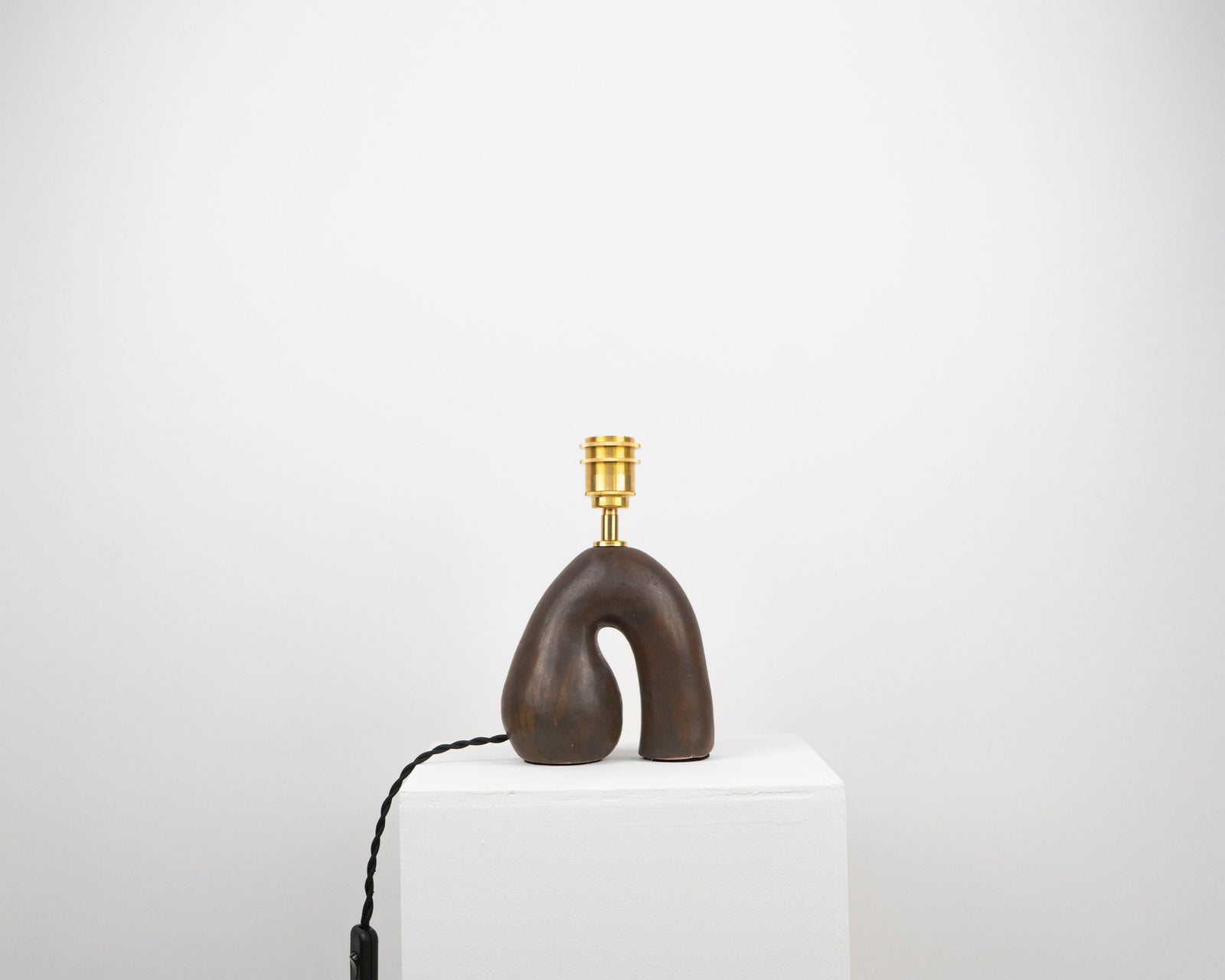 'Opposée' Table Lamp - Satin Brown