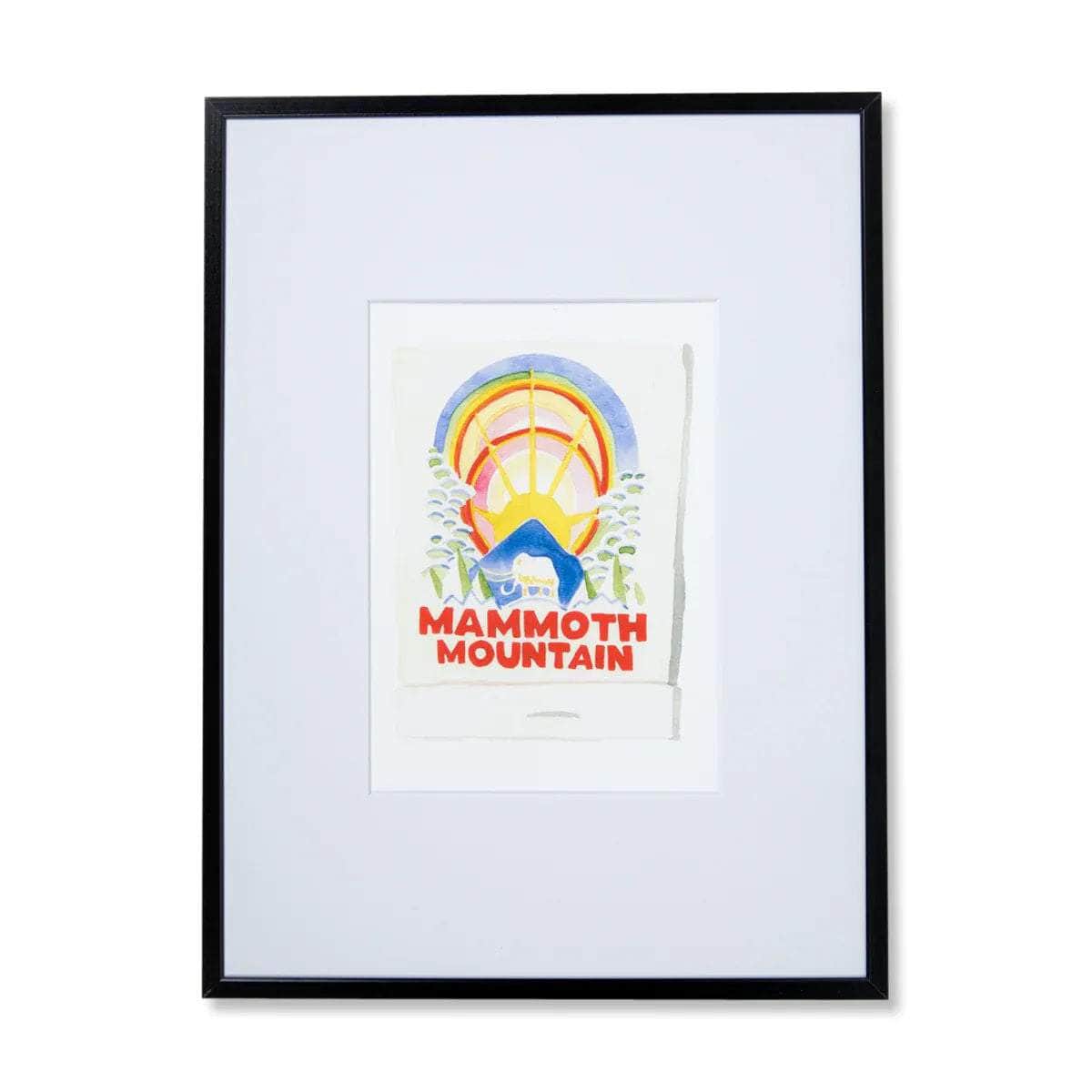 Mammoth Mountain Matchbook Print