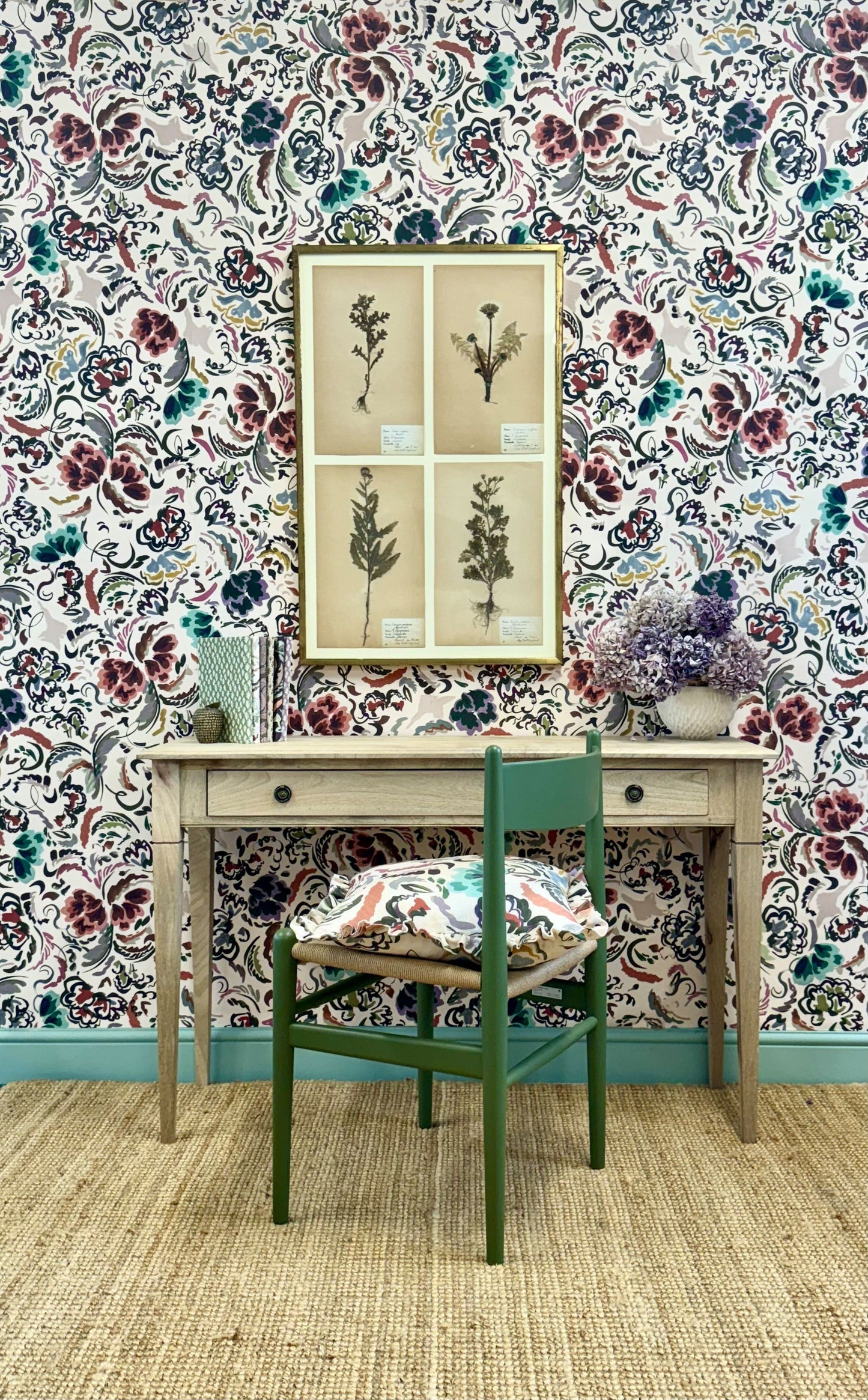 Bloomsbury Grande - Verdigris (Wallpaper)