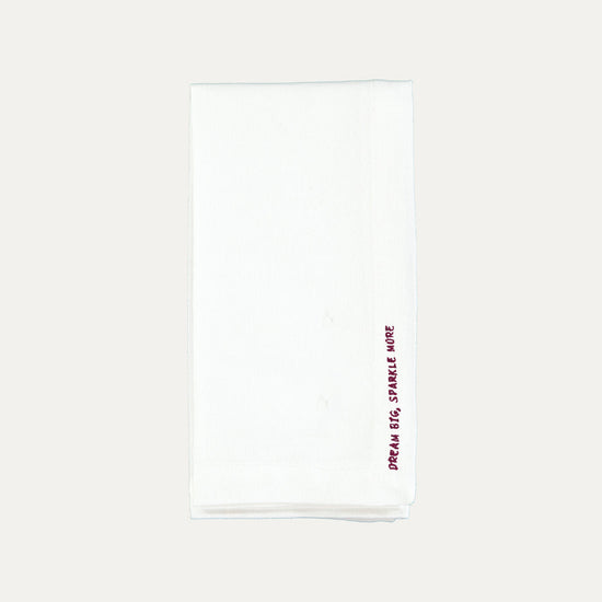 "Dream Big, Sparkle More" Napkin