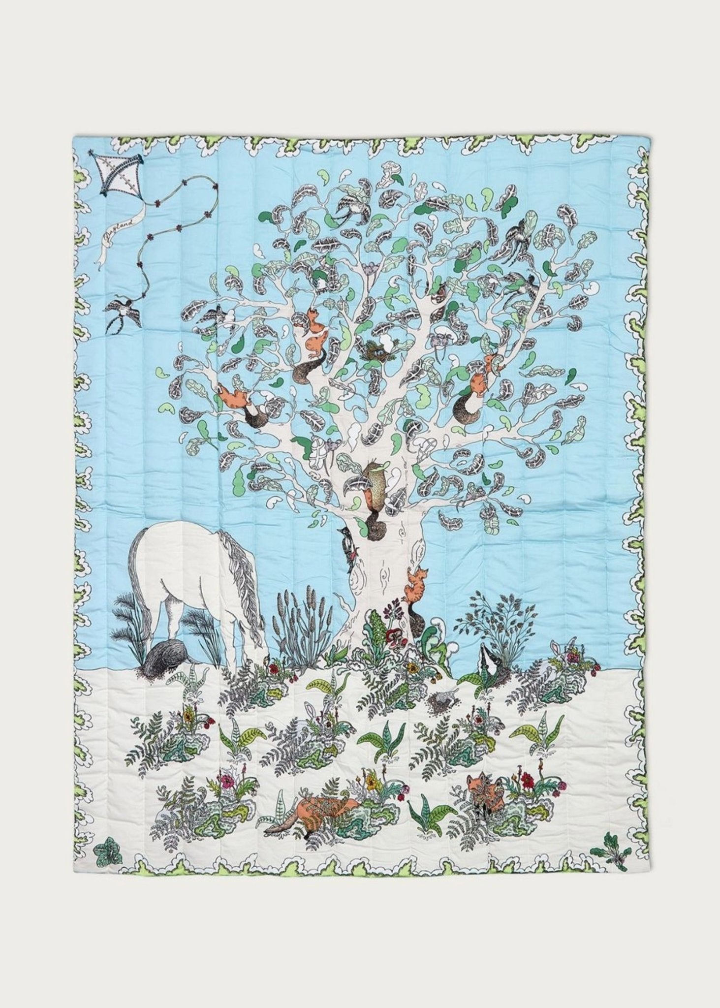 The Enchanted Forest Quilted Blanket