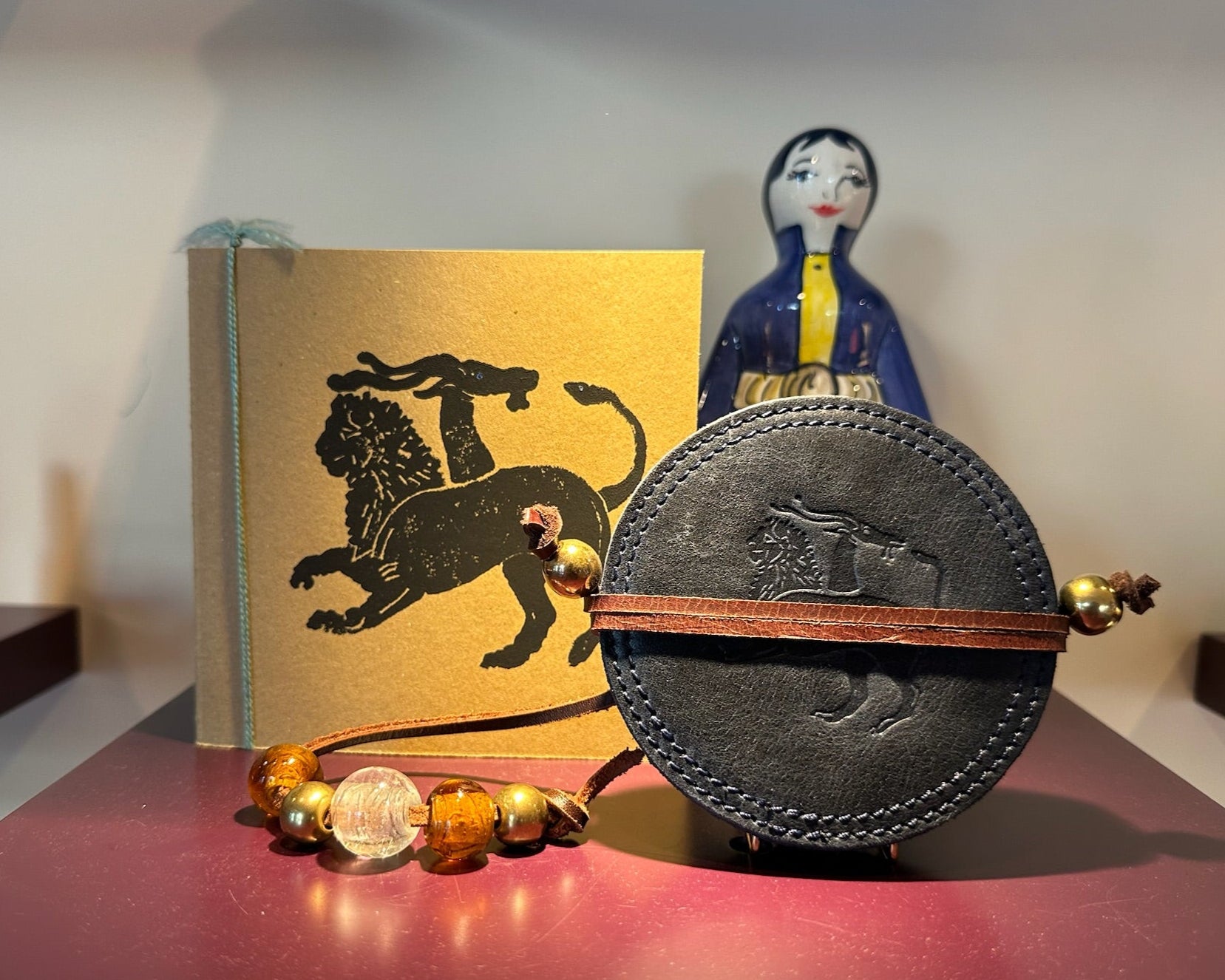 Anthologist Coasters (Set of 4) Blue