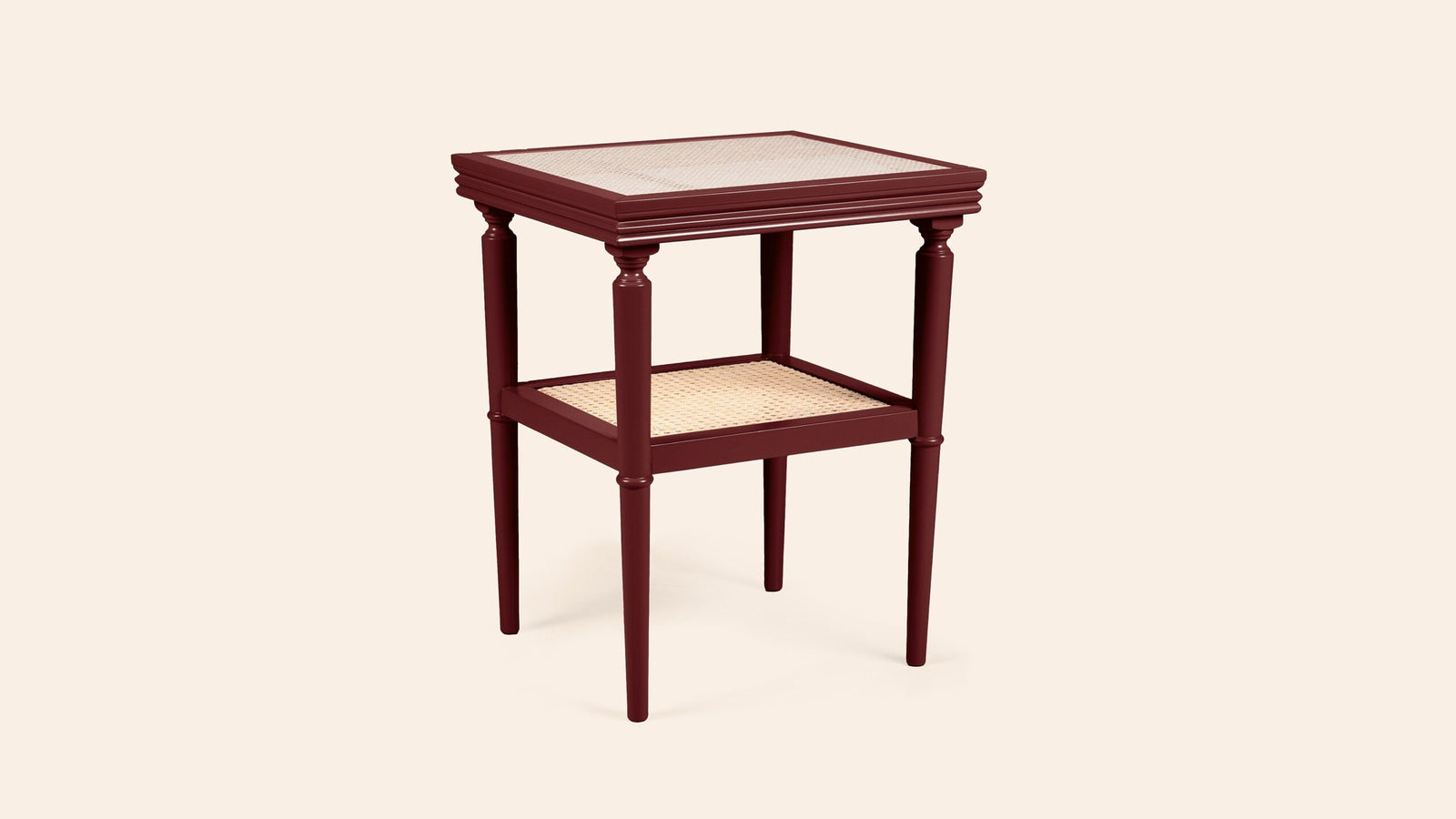 Ilaria Side Table, Pomegranate