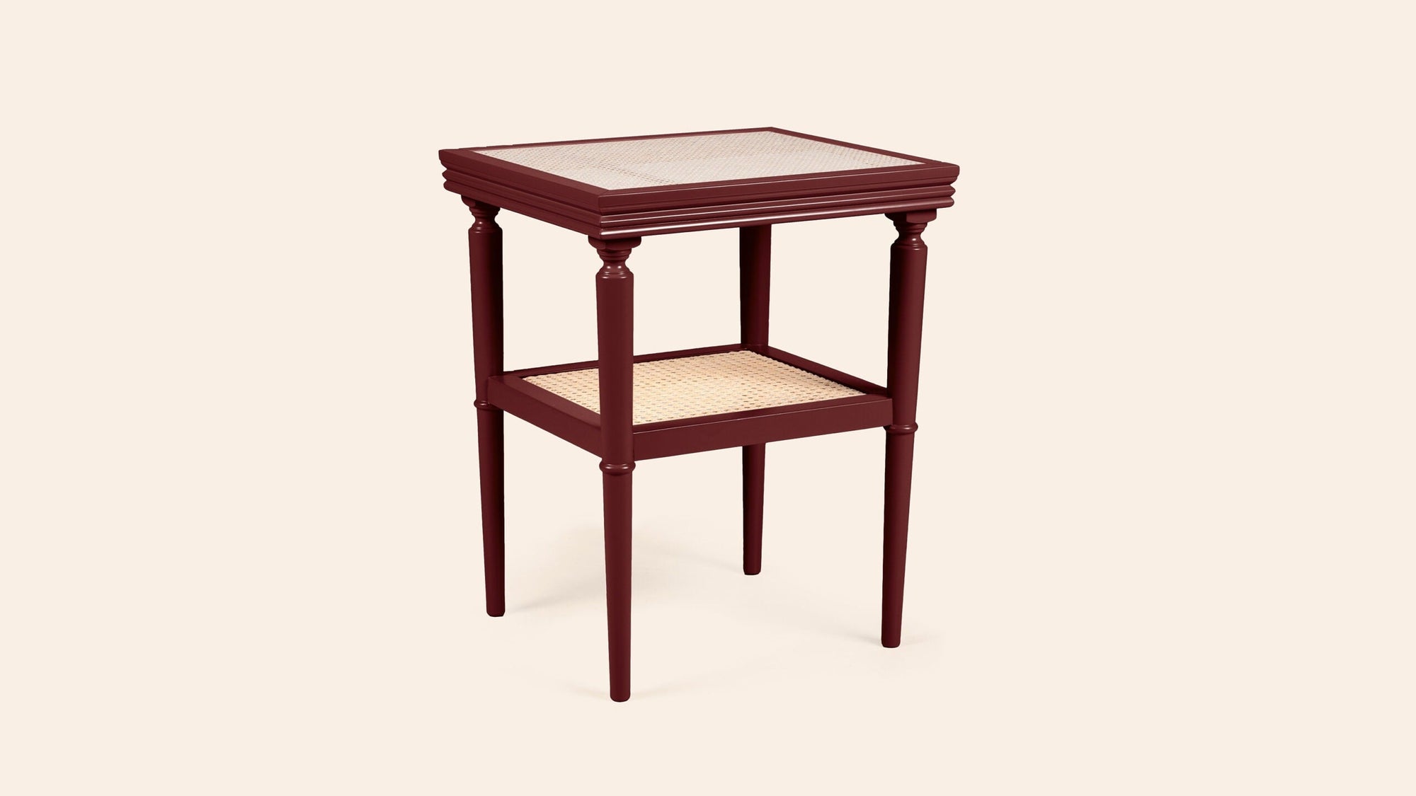 Ilaria Side Table, Pomegranate