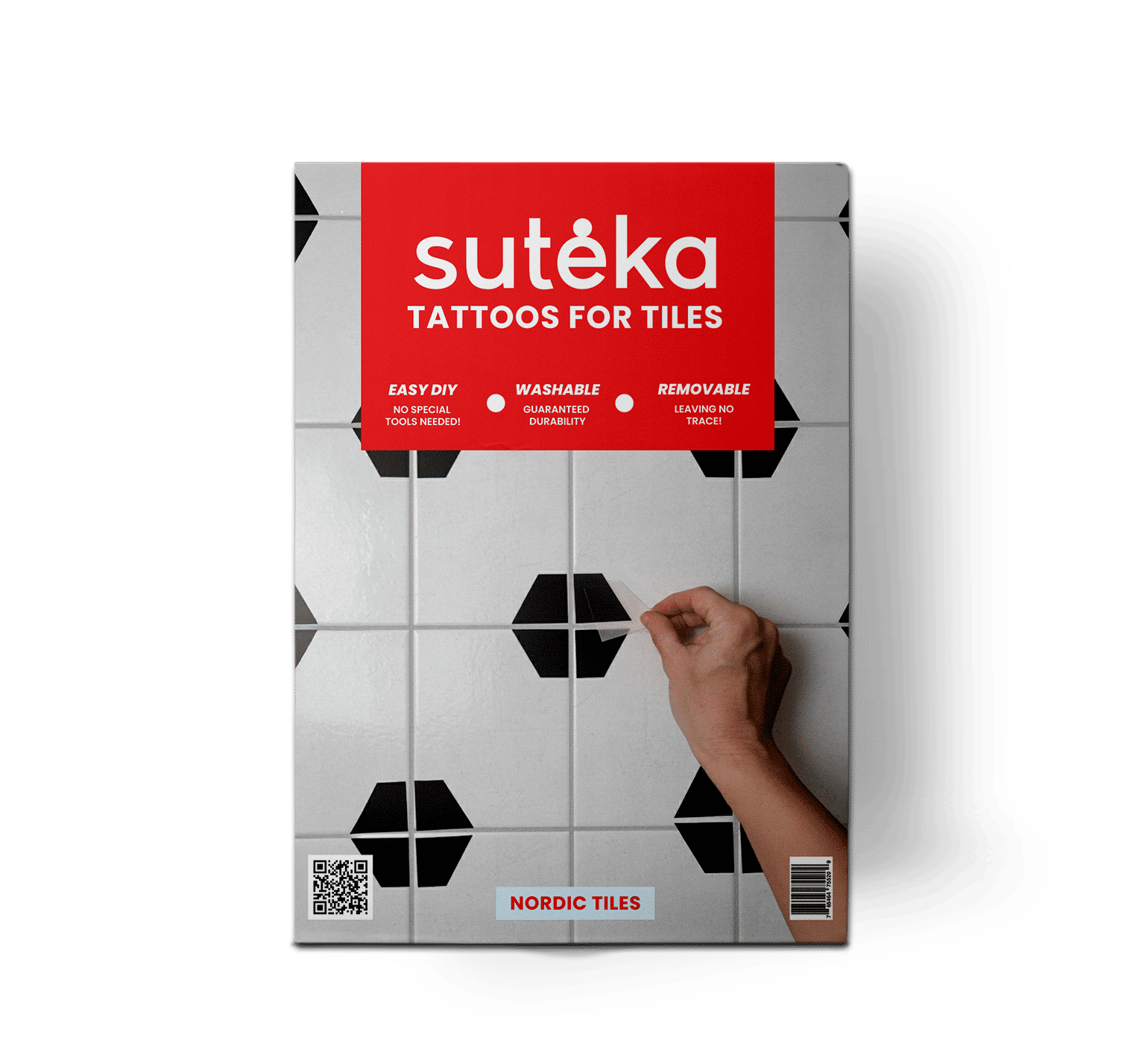 Nordic Tiles DIY Plate Sticker Decoration