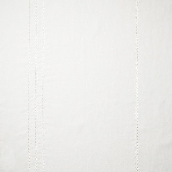 Drawn Thread Curtains - Hemstitch Rows - Ivory White