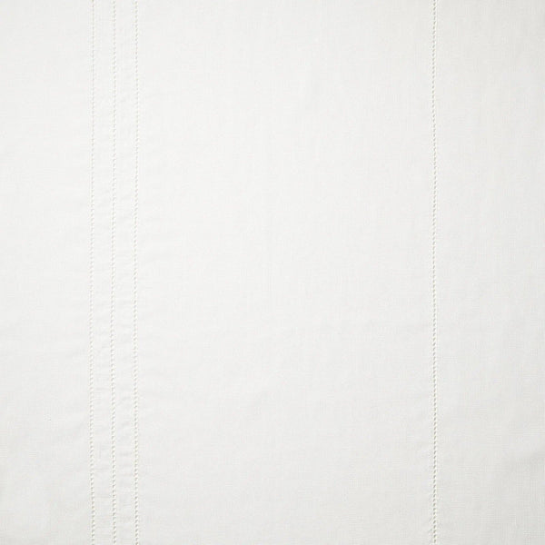 Drawn Thread Curtains - Hemstitch Rows - Ivory White