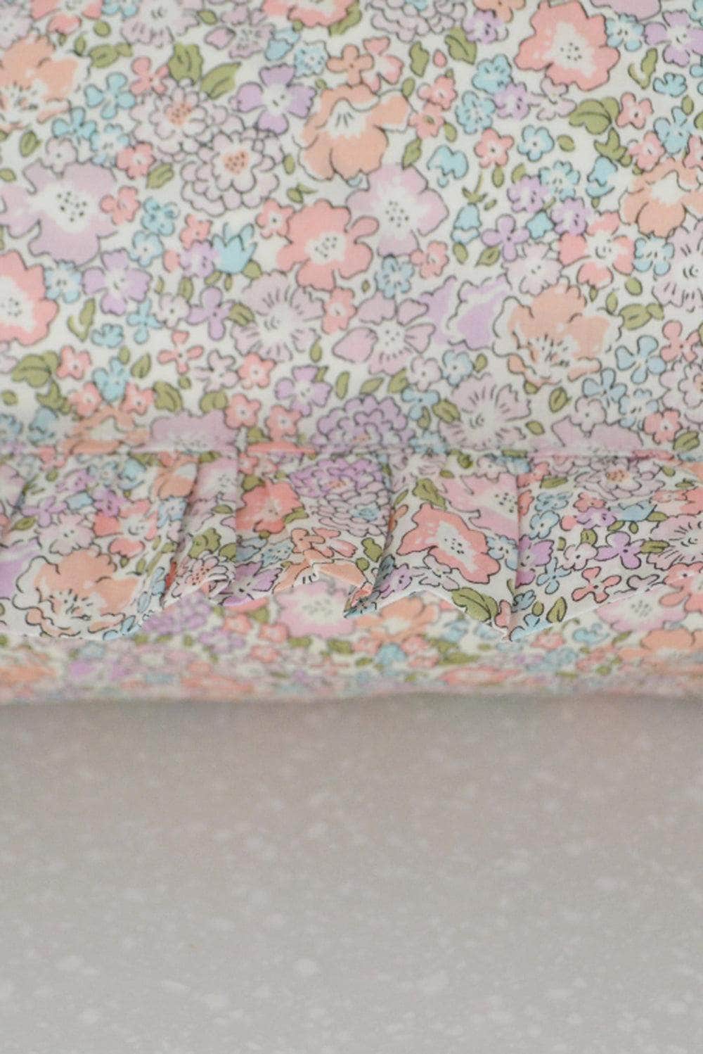 Frill Edge Pillowcase Made With Liberty Fabric Michelle Lilac