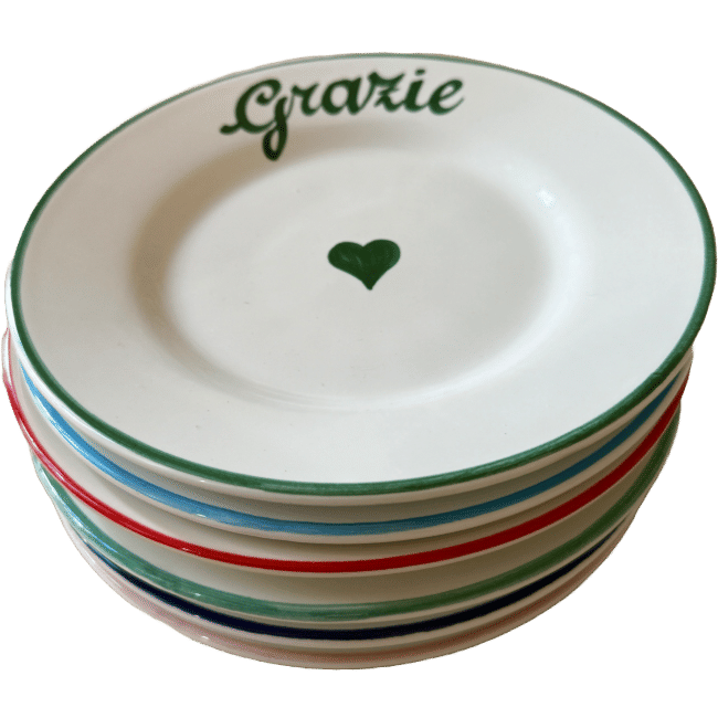 Set of 6 Plates La Famiglia – 20cm