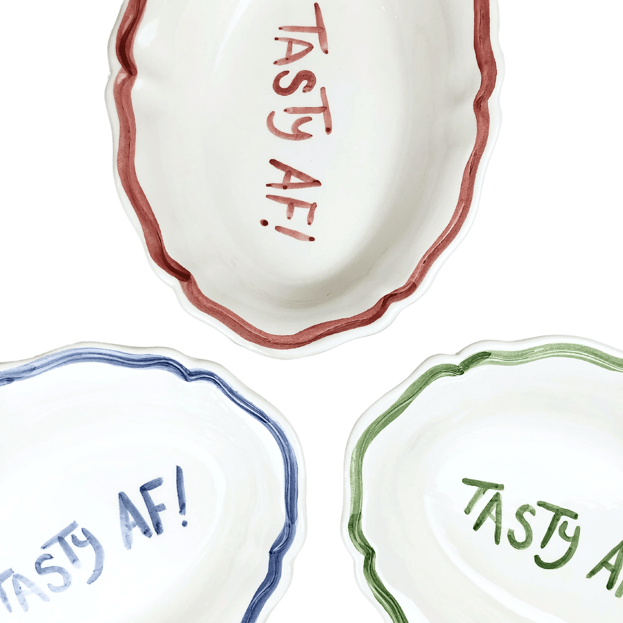 Oval Serving Dish “Tastay Af”