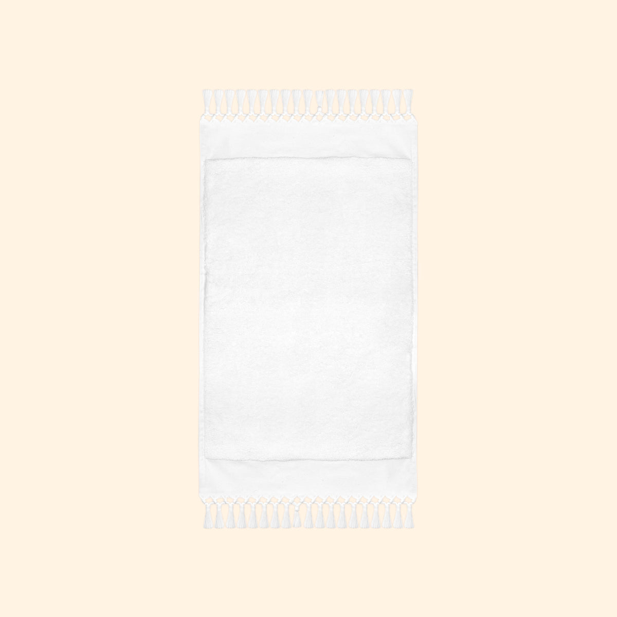 Plush & Bare Pure Cotton Hand Towel In White