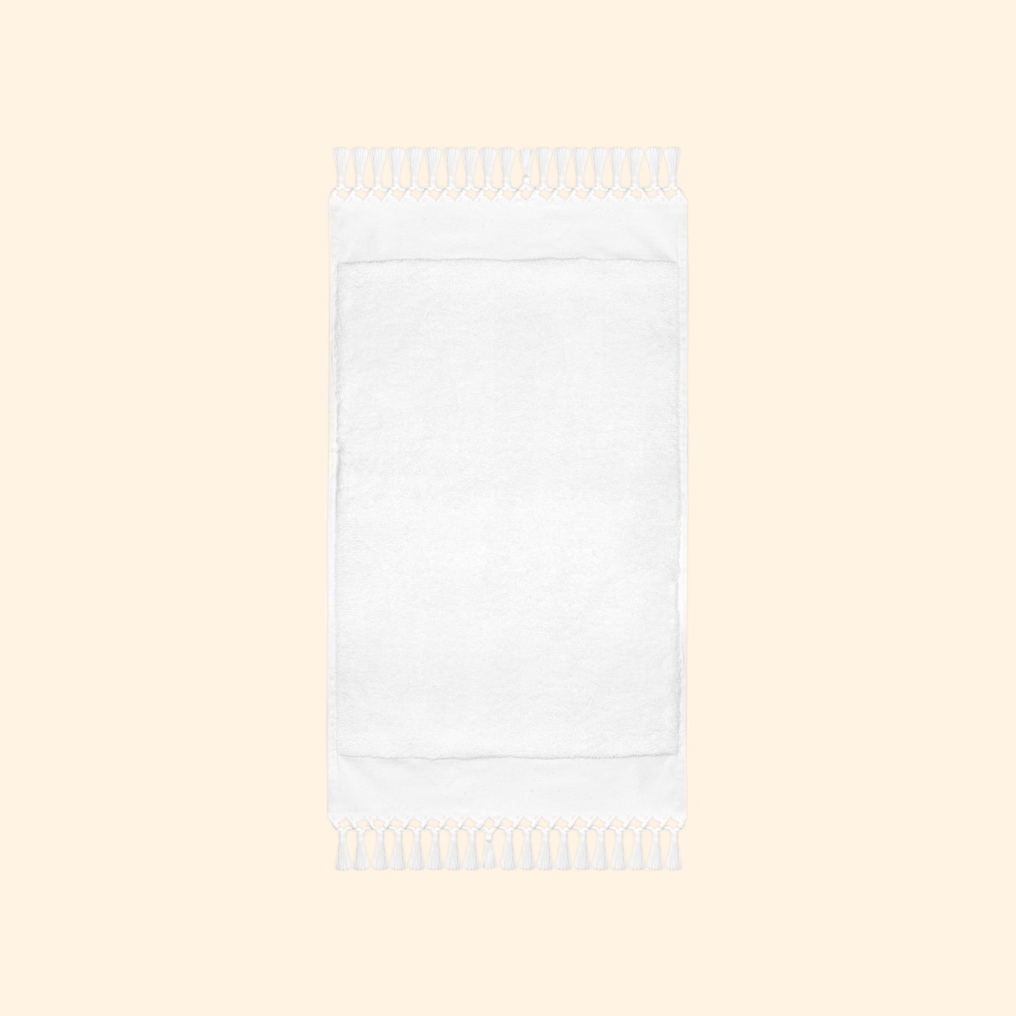 Plush & Bare Pure Cotton Hand Towel In White