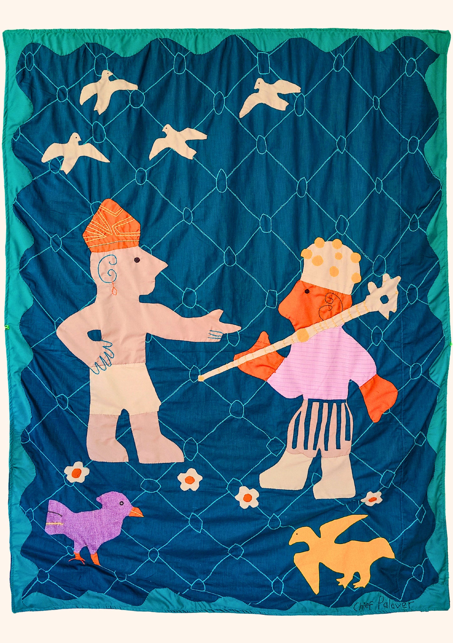 Chief Palaver Bespoke Wall Hanging