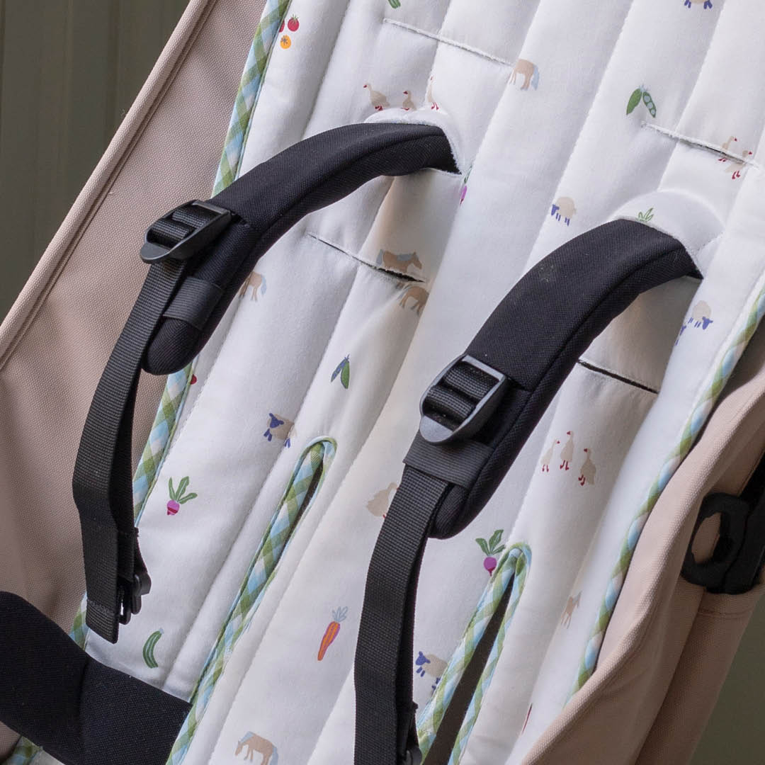 Pram Liner - Little Farm / Greenhouse Gingham