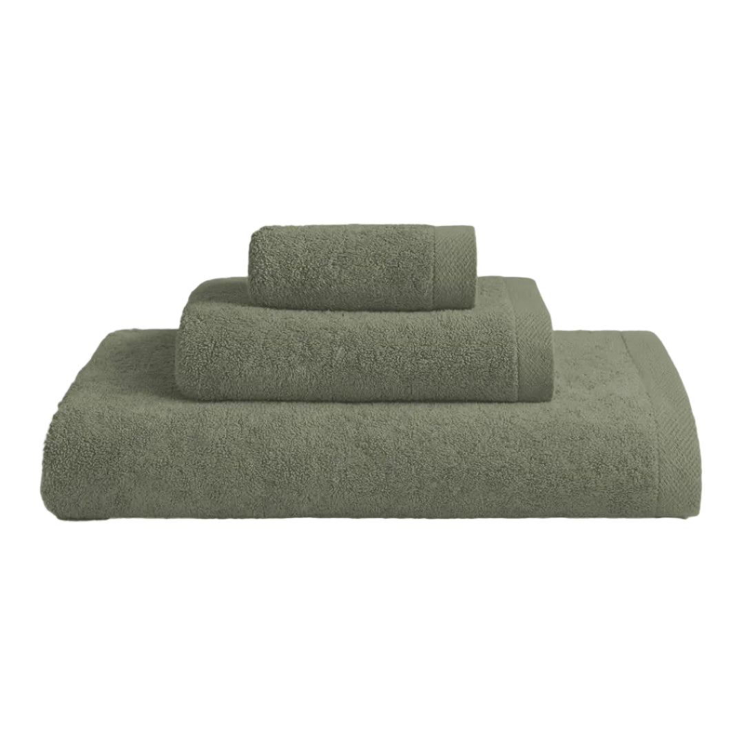 Premium Cotton Bath Towel in Khaki Green