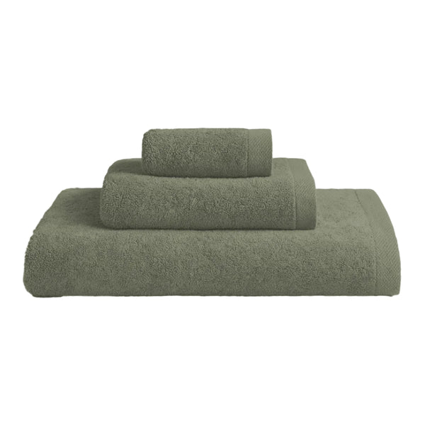 Premium Cotton Bath Towel in Khaki Green