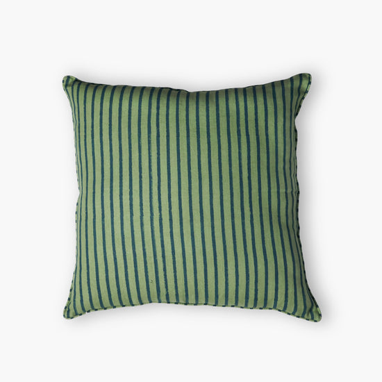 Bahaar Throw Pillow Cover - Oil Green
