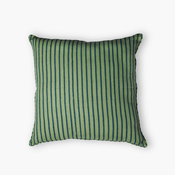 Bahaar Throw Pillow Cover - Oil Green