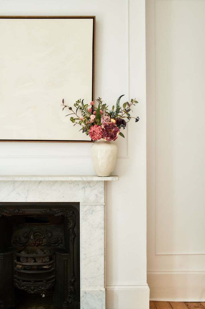 Everything - Faux Flower Arrangement - Reds & Greens