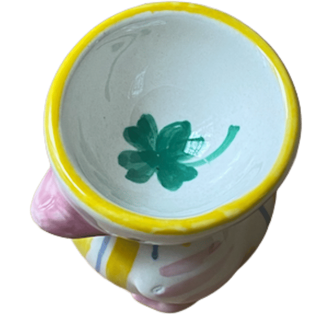 Yellow Striped Chick Egg Cup