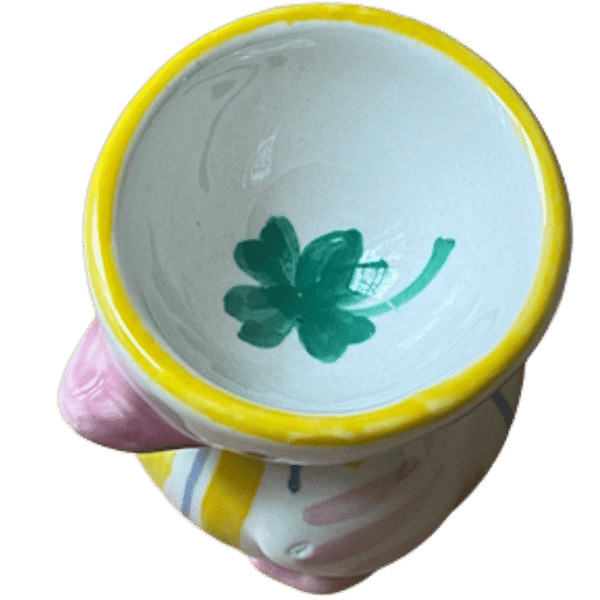 Yellow Striped Chick Egg Cup