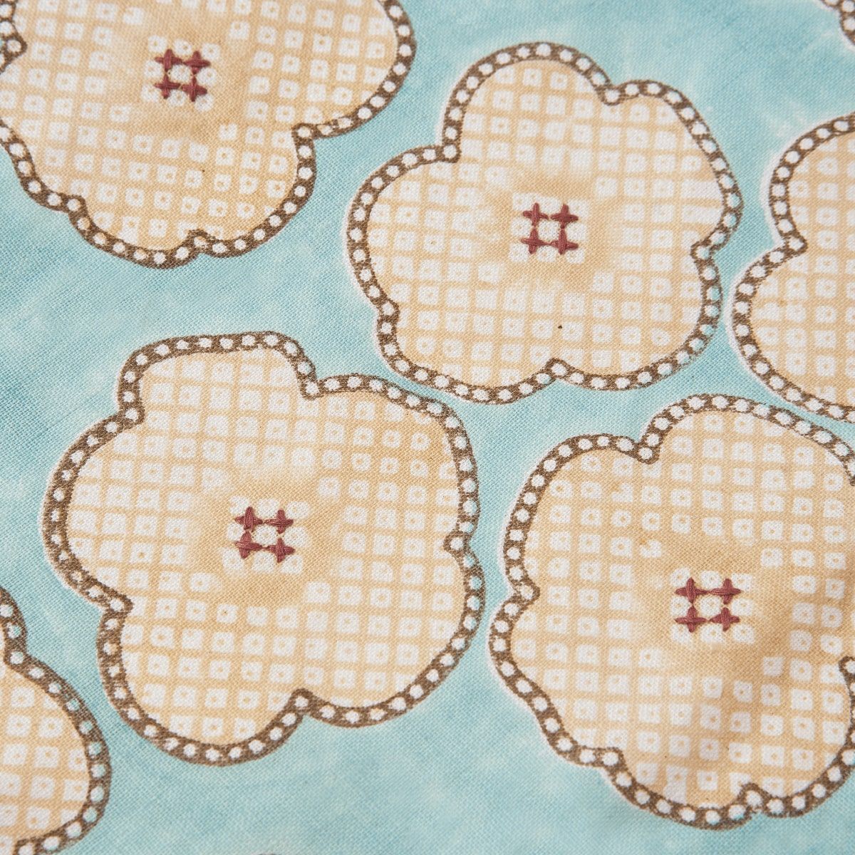 Floral Burst Placemat Blue (Set of 4)