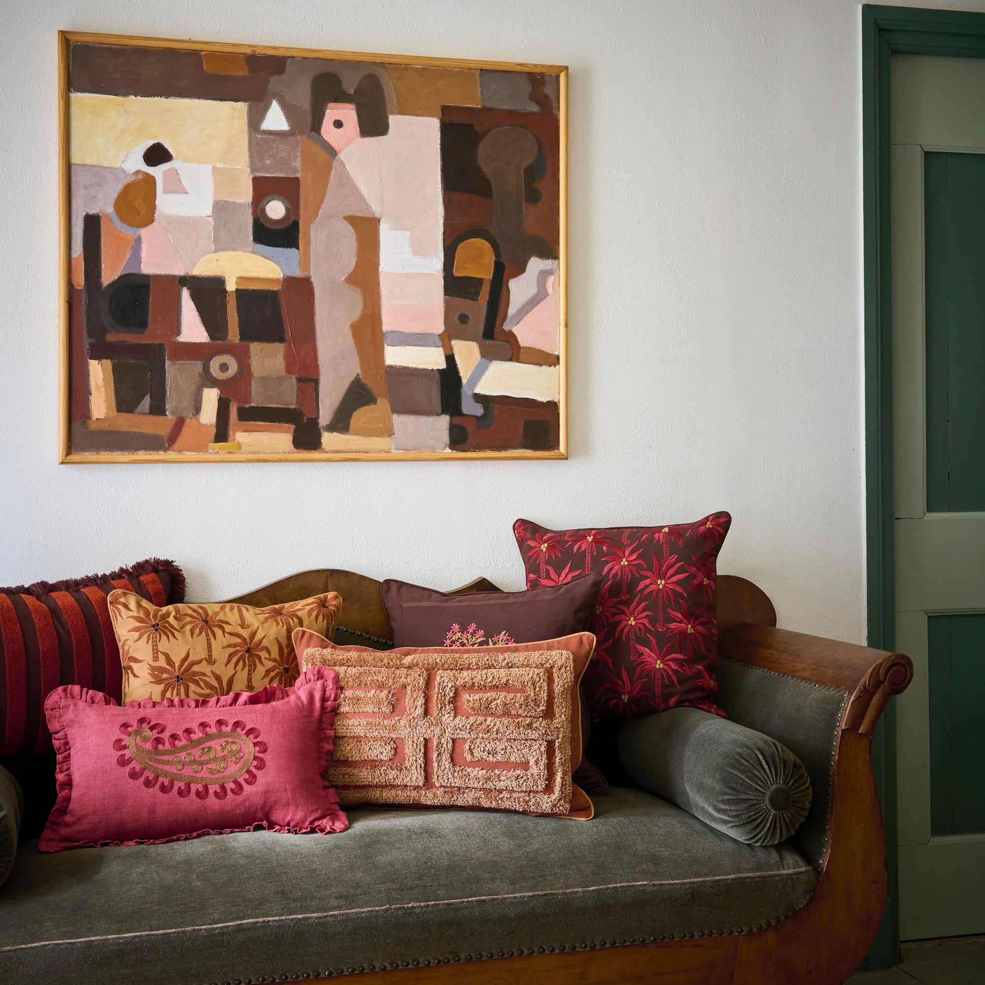 Cushion Siena Pink & Rust