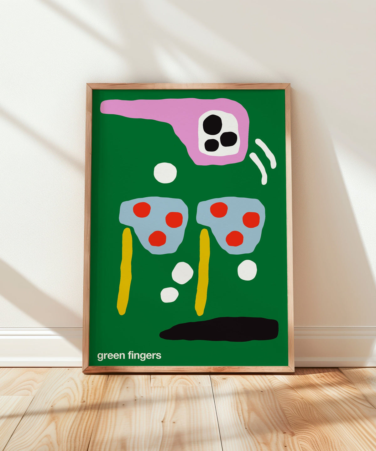 Green Fingers Print - Green