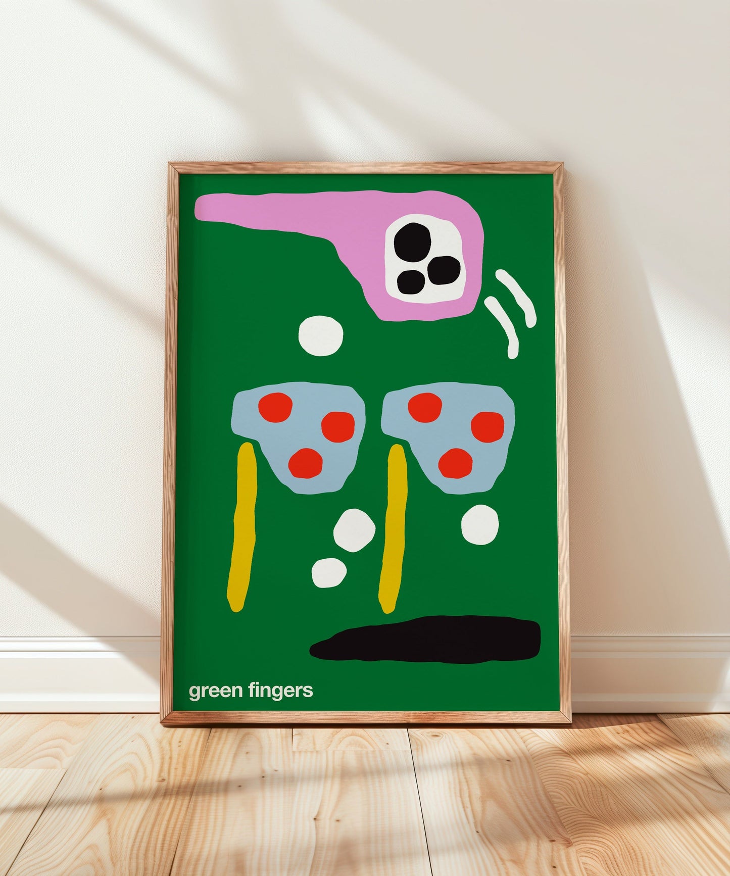 Green Fingers Print - Green