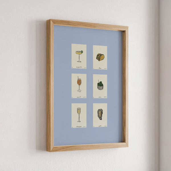 Sips & Snacks Set Print