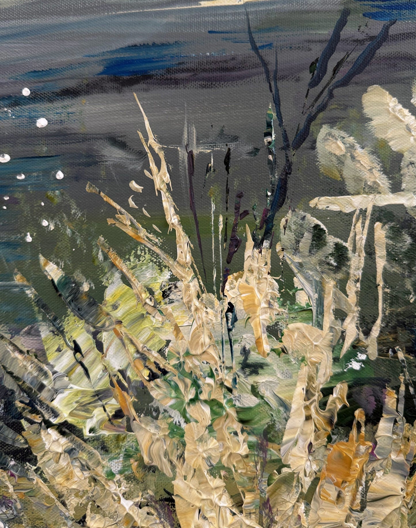 Night Veil - Acrylic on Canvas