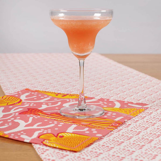 Pink Coral Reef Napkins - Set of 2