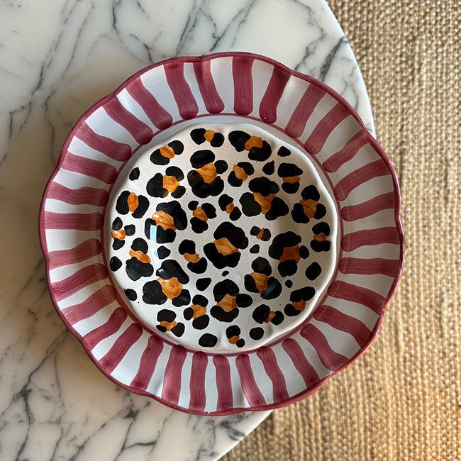 Leopard Plate 16cm