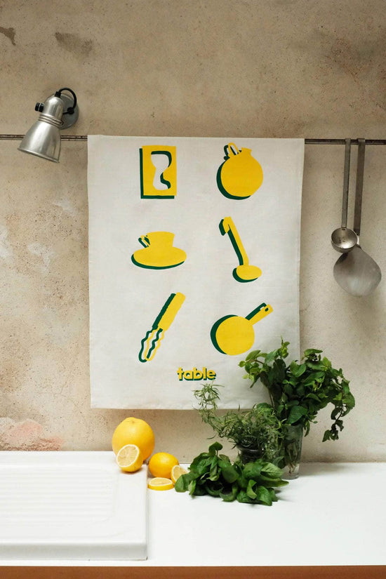 Yellow Market Dishcloth