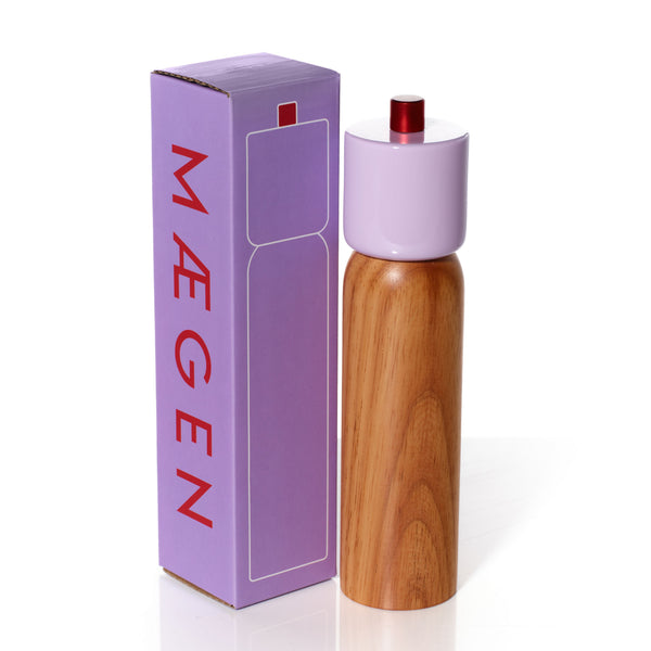 Salt & Pepper Grinder | Lilac & Red