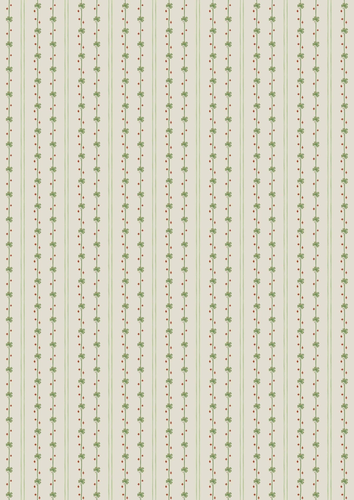 Garden Tetris Fabric - Green
