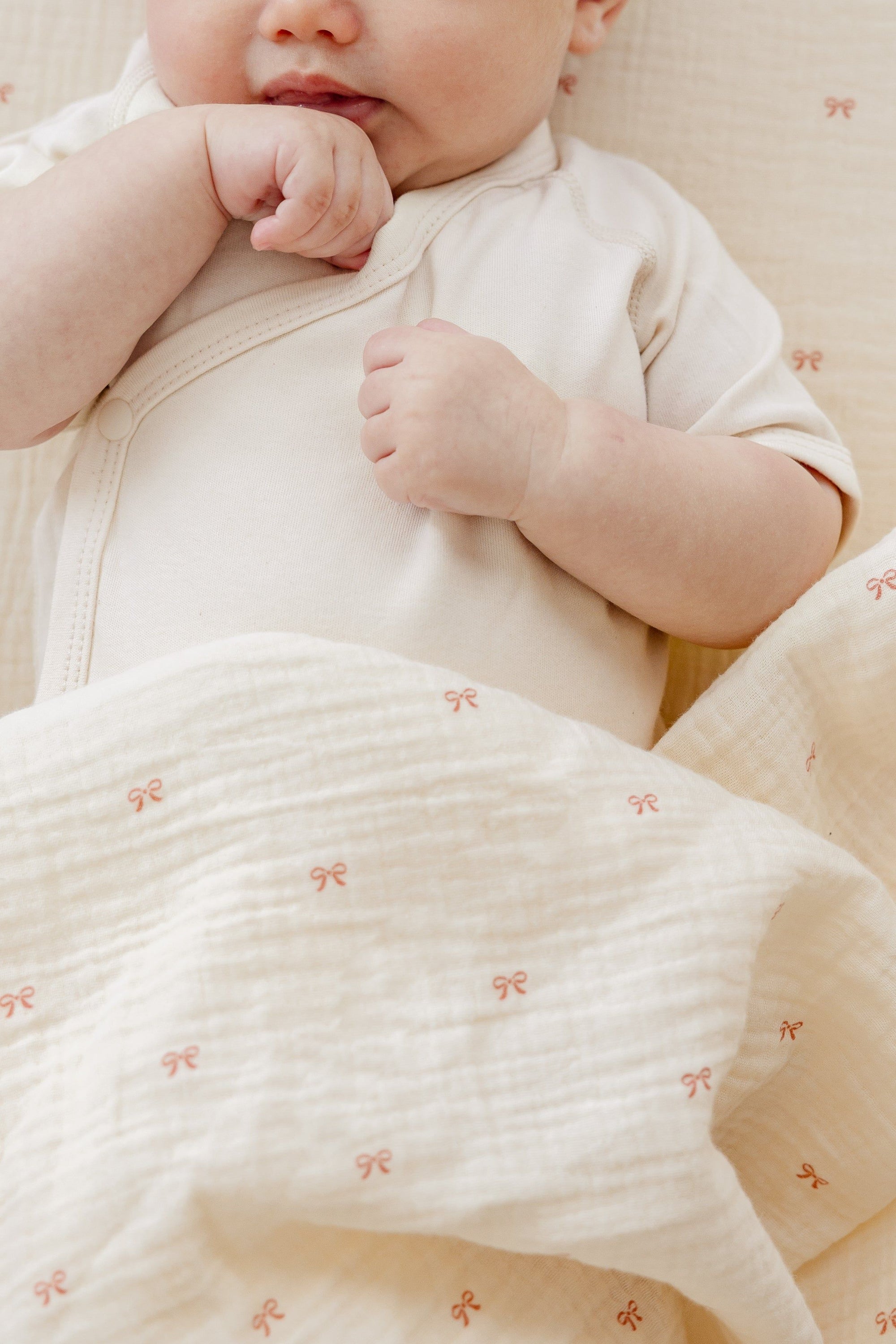 Soft Crib Sheet – Ribbon