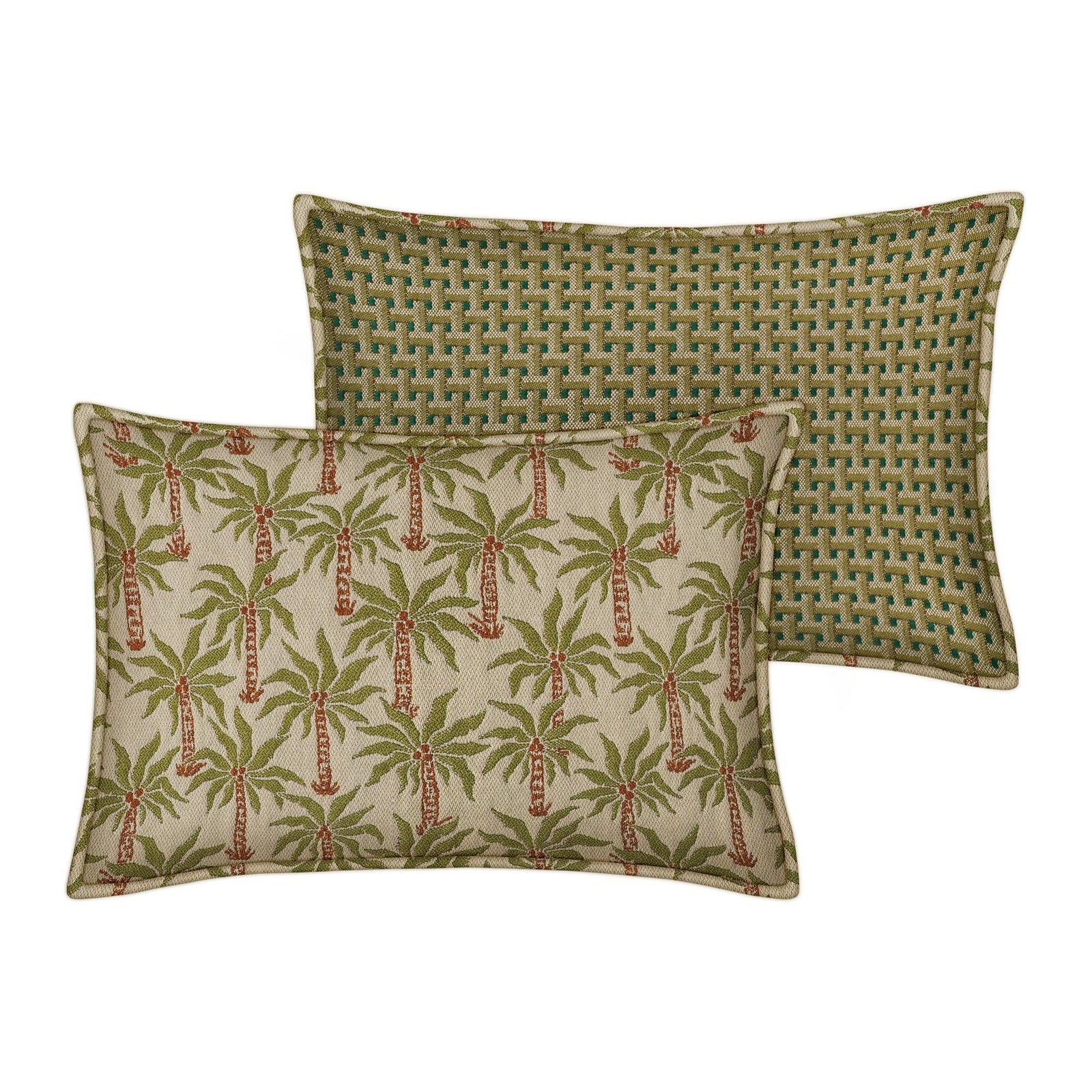 Double sided cushion Laura Olive & Spice x Janis Moss & Olive