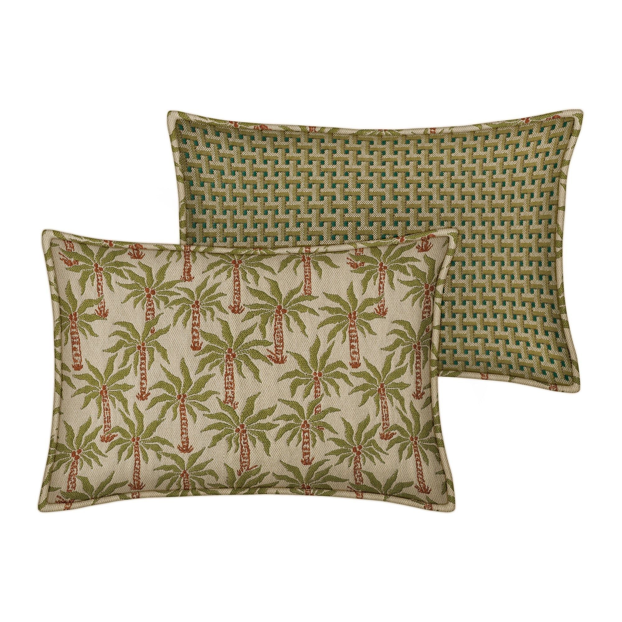 Double sided cushion Laura Olive & Spice x Janis Moss & Olive