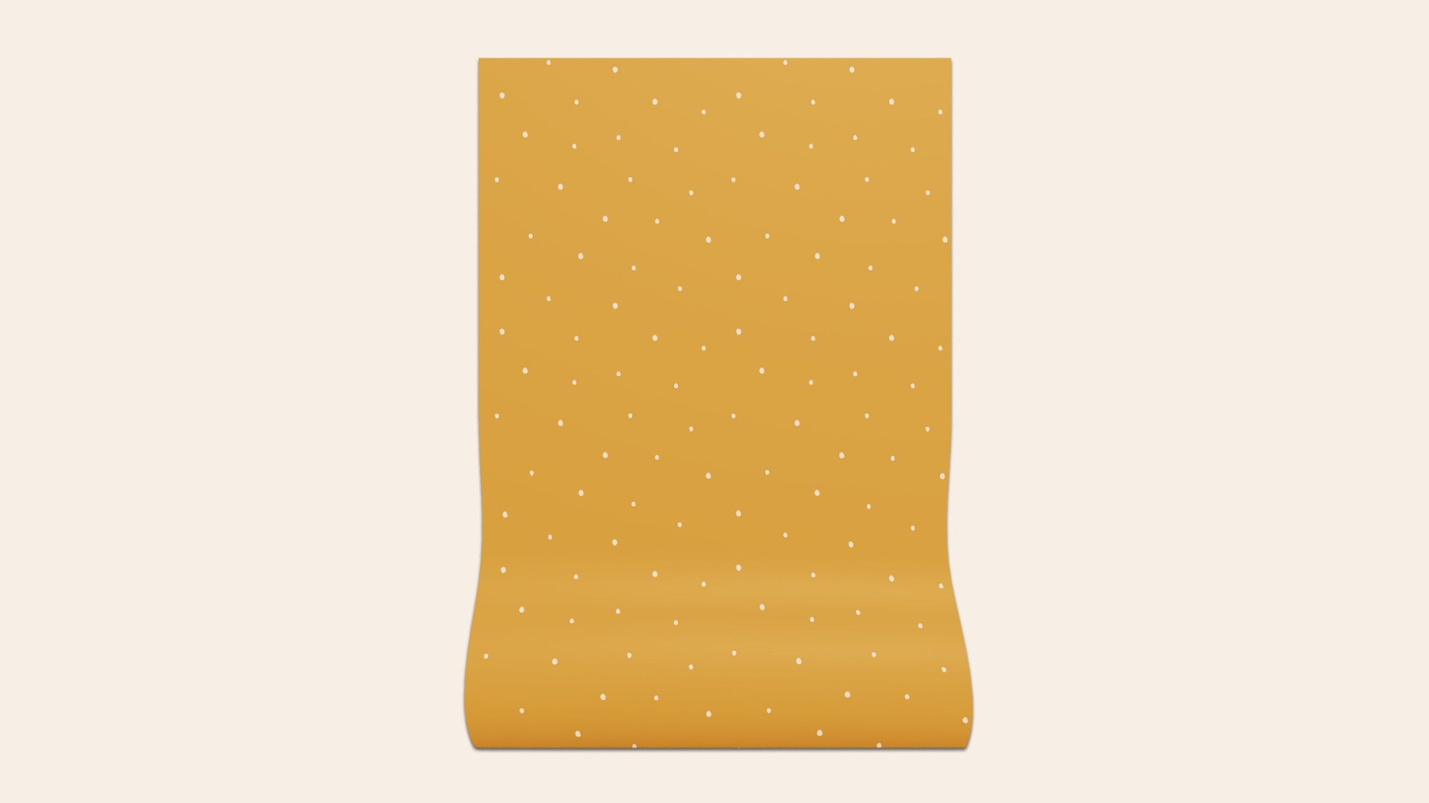 Dolce Daisies Wallpaper, Cannoli, Sample