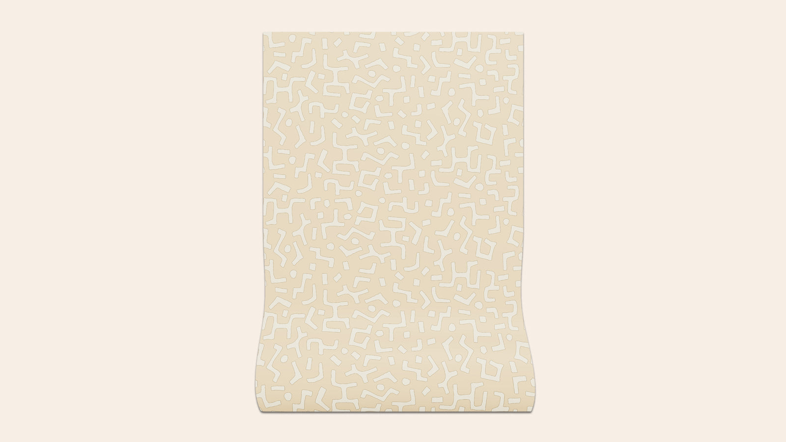 Raphia Wallpaper, Powder, Roll